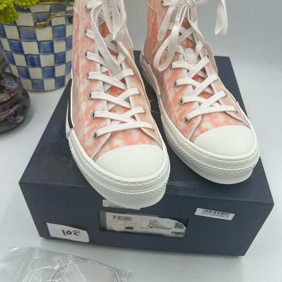 Men's Dior B 23 high top oblique sneakers size 45 made in Italy - Picture 12 of 13